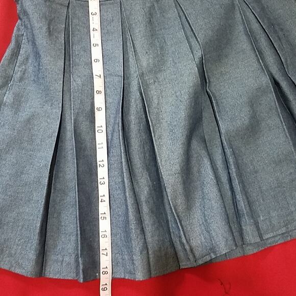 Tommy Hilfiger 100%  COTTON Box Pleat Skirt sz 2 - Picture 7 of 8